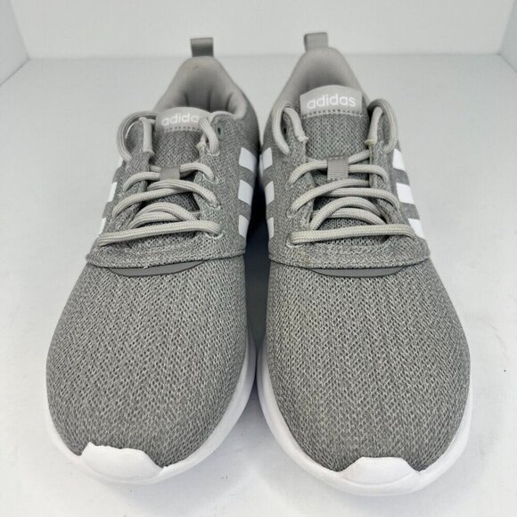 Adidas Womens FY8312 Gray QT Racer 2.0 Low Top Sneakers Size 8.5 Running  Shoes